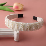 Beaded Pearl Headbands Hair Accessories - Divine Diva Beauty