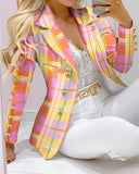 Women Pants Suits Solid Single Breasted Blazers Tops + Pencil Pants Two 2 Piece Sets - Divine Diva Beauty