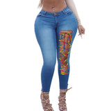 Plus Size avail Sexy Asymmetric Lace Up Skinny Jeans pants - Divine Diva Beauty