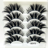 8 pairs of 25mm mink eyelashes 3D dramatic - Divine Diva Beauty