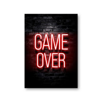 Game Neon Posters Wall Art Canvas Painting Gaming Gamer Quotes Poster Prints for Kids Teen Room Decoration Picture Playroom - Divine Diva Beauty