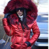 Thick Parka Fur Collar Hooded Jacket outerwear - Divine Diva Beauty
