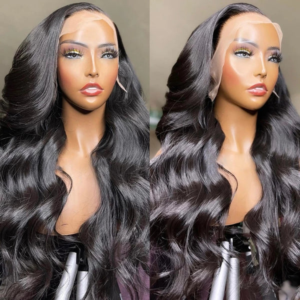 30 34 40 inch Body Wave 13x4 13x6 360 Lace Frontal Human Hair Wigs Brazilian 5x5 Lace Closure Loose Water Wave Wig - Divine Diva Beauty