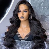 30 34 40 inch Body Wave 13x4 13x6 360 Lace Frontal Human Hair Wigs Brazilian 5x5 Lace Closure Loose Water Wave Wig - Divine Diva Beauty