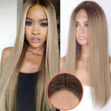 Long Straight Synthetic Middle Part Nature Wig - Divine Diva Beauty