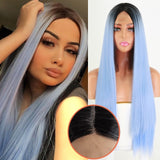 Long Straight Synthetic Middle Part Nature Wig - Divine Diva Beauty