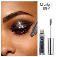 Liquid Eyeshadow Metallic Diamond Shiny Eye Liner Pen Eyeshadow Palette - Divine Diva Beauty