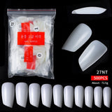 500Pcss Full Coverage Nail Coffin Nail Tip Pressed on The Nail Nail Salon Supplies and Tools for Fake Nails with Pointed Design - Divine Diva Beauty