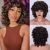 12inch Short Curly Synthetic Wig - Divine Diva Beauty