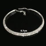 Neck Element Necklace Fashion Jewelry Choker Necklace Inlay Rhinestone Collar - Divine Diva Beauty
