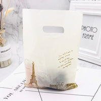 Pattern Jewelry Plastic Bag With Handle - Divine Diva Beauty