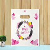 Pattern Jewelry Plastic Bag With Handle - Divine Diva Beauty