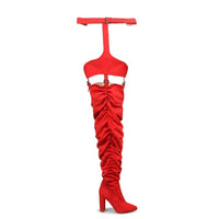 Thigh High Boots Metal Decorative Belt Buckle - Divine Diva Beauty