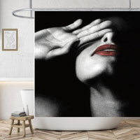 Get Naked Sexy Woman White Shower Curtain Waterproof High Quality Polyester Fabric Beach Washable Original Cortinas Home Decor - Divine Diva Beauty