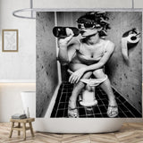 Get Naked Sexy Woman White Shower Curtain Waterproof High Quality Polyester Fabric Beach Washable Original Cortinas Home Decor - Divine Diva Beauty