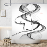 Get Naked Sexy Woman White Shower Curtain Waterproof High Quality Polyester Fabric Beach Washable Original Cortinas Home Decor - Divine Diva Beauty