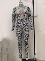 Long Sleeves Jumpsuit  bodysuit - Divine Diva Beauty