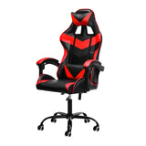 Leather Office Gaming Chair Home Internet Cafe Racing Chair WCG Gaming Ergonomic Computer Chair Swivel Lifting Lying Gamer Chair - Divine Diva Beauty