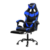 Leather Office Gaming Chair Home Internet Cafe Racing Chair WCG Gaming Ergonomic Computer Chair Swivel Lifting Lying Gamer Chair - Divine Diva Beauty