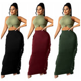 Long bodycon Fringe skirt - Divine Diva Beauty