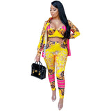 Tracksuit Women Sexy Club Outfit Jogging Full Female Sportswear Office Suit Crop Top And Pant Two Piece Set - Divine Diva Beauty