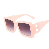 Square Sunglasses Woman Mirror Black Gradient Sun Glasses - Divine Diva Beauty