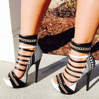Gorgeous Open Toe Thin Heels Sandals 11+ - Divine Diva Beauty