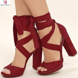 Open Toe  Heels Sandals pump 11+ - Divine Diva Beauty