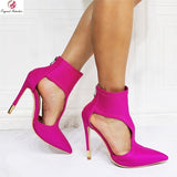 Lycra Cross Strap Dress Pumps 11+ - Divine Diva Beauty