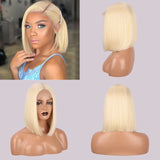 Short Lace Front Wigs Straight Synthetic 12 inch - Divine Diva Beauty