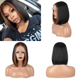 Short Lace Front Wigs Straight Synthetic 12 inch - Divine Diva Beauty