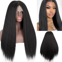 28 inch Long Straight Mix Synthetic Lace Wigs - Divine Diva Beauty