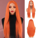 Long middle part Straight Synthetic Wig - Divine Diva Beauty