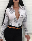 Plaid Trim Buttoned Up Casual Long Sleeve Blouse shirt - Divine Diva Beauty