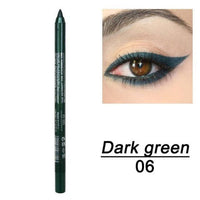 14 Colors Long-lasting Eye Liner Pencil Waterproof Pigment Blue Brown Black Eyeiner Pen Women Fashion Color Eye Makeup Cosmetic - Divine Diva Beauty