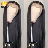 Highlight  Colored 13x6 HD Lace Frontal Wig PrePlucked Straight Human Hair Wigs 5x5 HD Lace Closure - Divine Diva Beauty