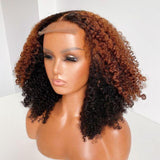 1B/30 Ombre Honey Blonde Wig Short Bob Human Hair Wigs Lace Front Human Hair Wigs Brazilian Remy Short Bob Swiss Lace 150Density - Divine Diva Beauty
