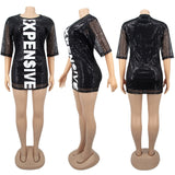 Sparkly Sequined Patchwork Sexy Bandage Dresses - Divine Diva Beauty