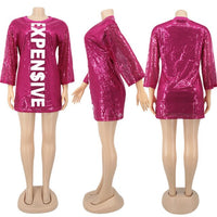 Sparkly Sequined Patchwork Sexy Bandage Dresses - Divine Diva Beauty