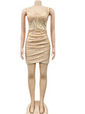 Sequin Caged Bodycon Mini Dress - Divine Diva Beauty