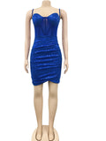 Sequin Caged Bodycon Mini Dress - Divine Diva Beauty