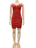 Sequin Caged Bodycon Mini Dress - Divine Diva Beauty