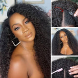 30inch V Part Wig Real Human Hair u part - Divine Diva Beauty