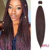 Pre Stretched Braiding Hair Extensions Synthetic Hair Yaki Straight - Divine Diva Beauty