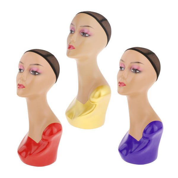 Professional Female Mannequin Head Shoulder Body Display Stand - Divine Diva Beauty