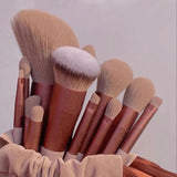 10/13Pcs Soft Fluffy Makeup Brushes Set for cosmetics Foundation Blush Powder Eyeshadow Kabuki Blending Makeup brush beauty tool - Divine Diva Beauty