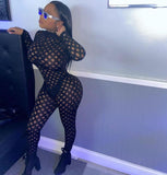 Fishnet Hollow Out Sexy Jumpsuit bodysuit Rompers See Through - Divine Diva Beauty