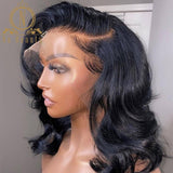 Honey Blonde Highlight Wig 13x6 Transparent Lace Front Wig 1b 27 Colored Human Hair Wigs Natural Wave - Divine Diva Beauty