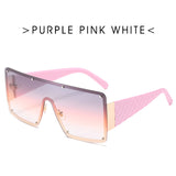 Oversized Square Sunglasses Women - Divine Diva Beauty