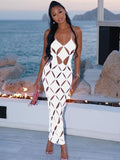 Geometric Maxi Dress - Divine Diva Beauty